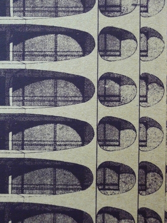 Élévation Nord/Sud, impression sérigraphique sur carton, Recto/Verso A plat : 50 x 58 cm Monté : 35 x 23 X 25 cm. Cliché Macula Nigra, juin 2016.